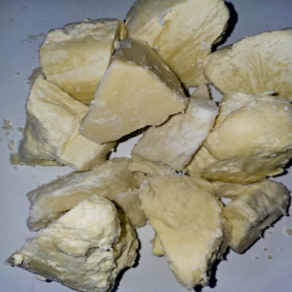 Wild-harvested unrefined Ghana shea butter