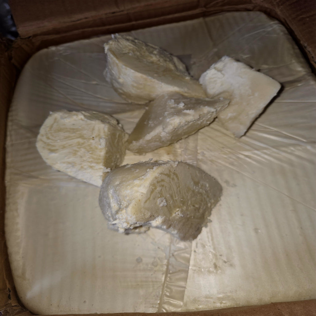 Wild-harvested unrefined Ghana shea butter