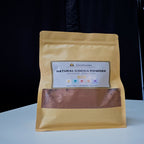 500g retail pack of natural single-origin Ghana cocoa powder
