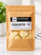 Cocoa Butter, Single Origin Ghana, Food Grade, Undeodorised, Natural Prime Press