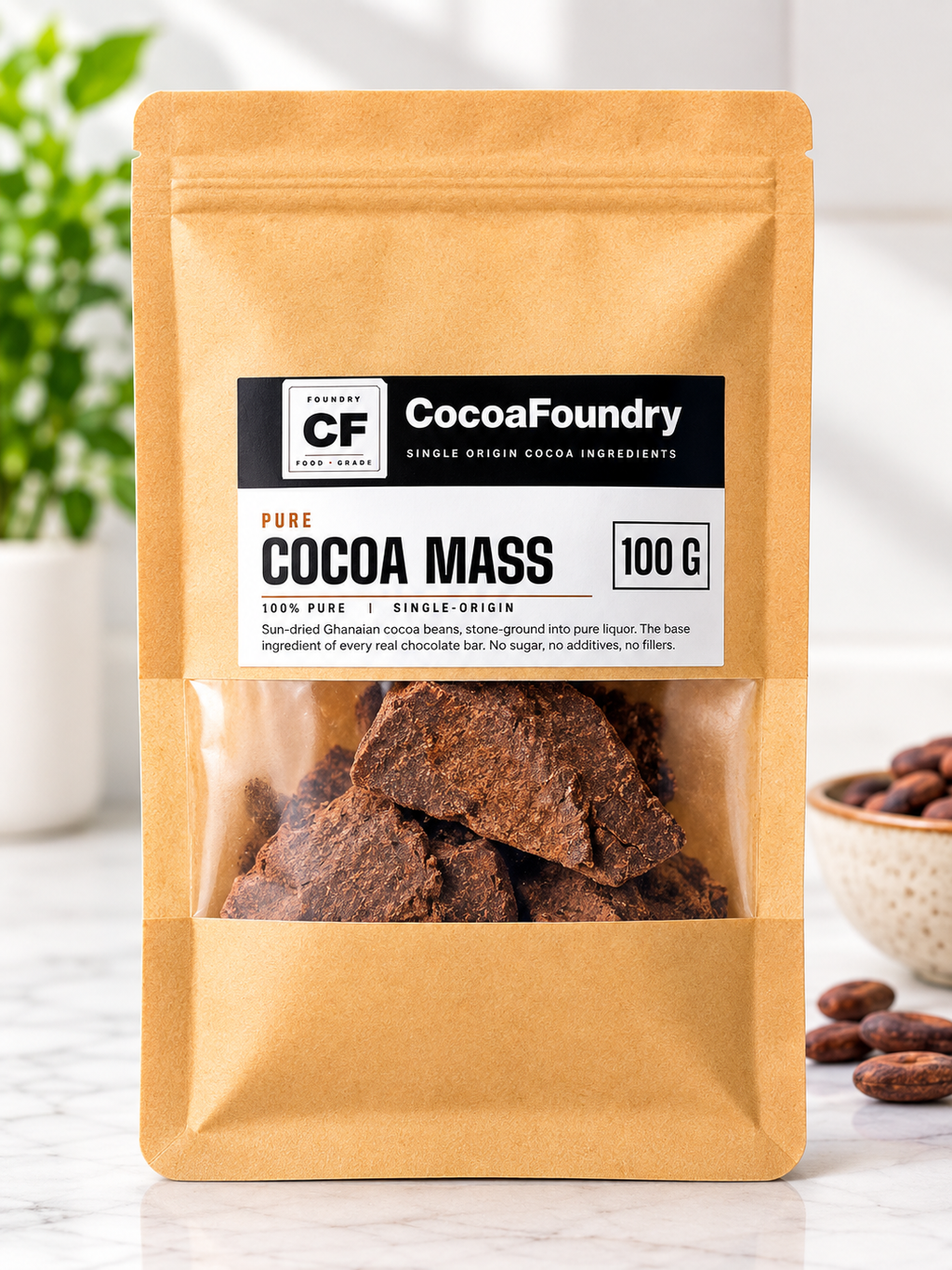 Cocoa Mass, Cocoa Liquor, Single Origin Ghana