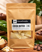 Cocoa Butter, Single Origin Ghana, Food Grade, Undeodorised, Natural Prime Press