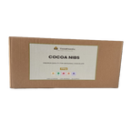 25kg bulk box of single-origin Ghana cocoa nibs