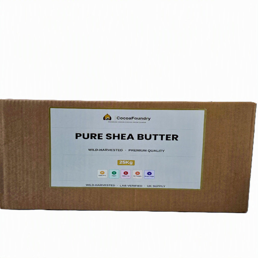 Pure Grade A wild-harvested Ghana shea butter