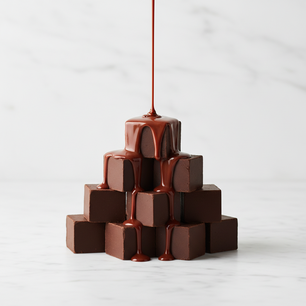 Cocoa Mass on Marble